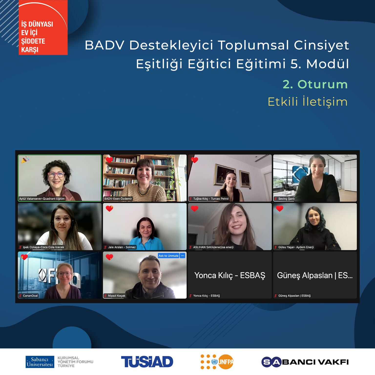 BADV Destekleyici Toplumsal Cinsiyet Eşitliği Eğitici Eğitim Programı 5. Modül ile Tamamlandı.